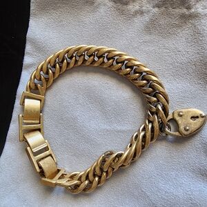 Stella & Dot Gold Chain-Link Bracelet Bold Jewelry